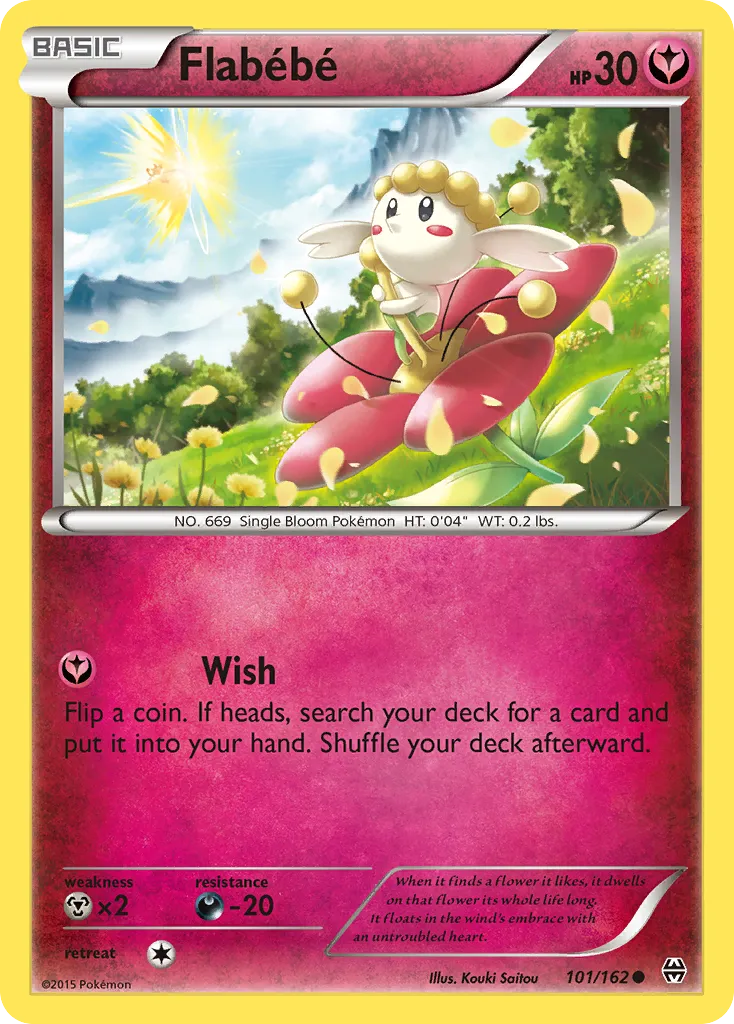 2015 BREAKthrough Flabébé Common #101/162 Common card image