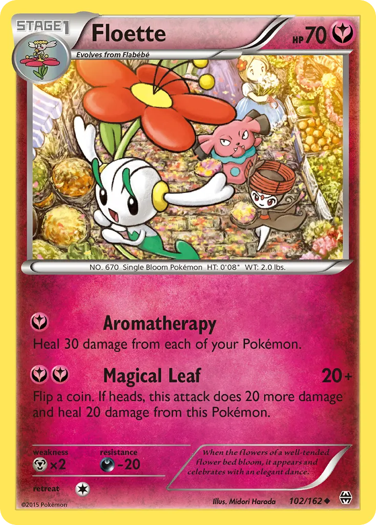2015 BREAKthrough Floette Uncommon #102/162 Uncommon card image