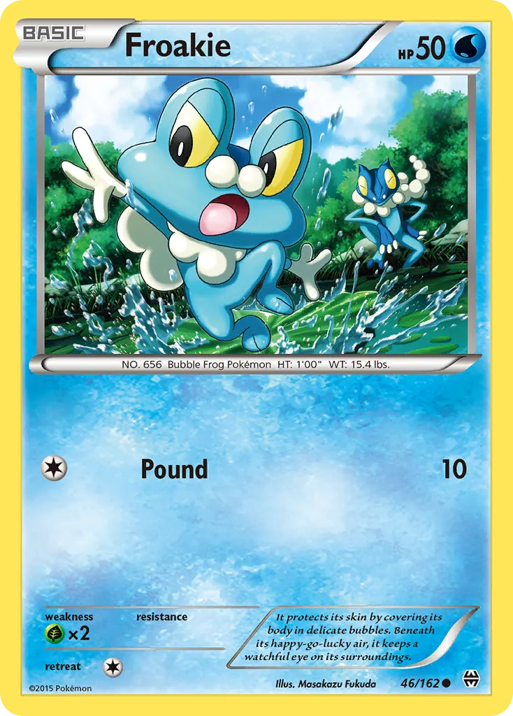 2015 BREAKthrough Froakie Common #046/162 Common card image