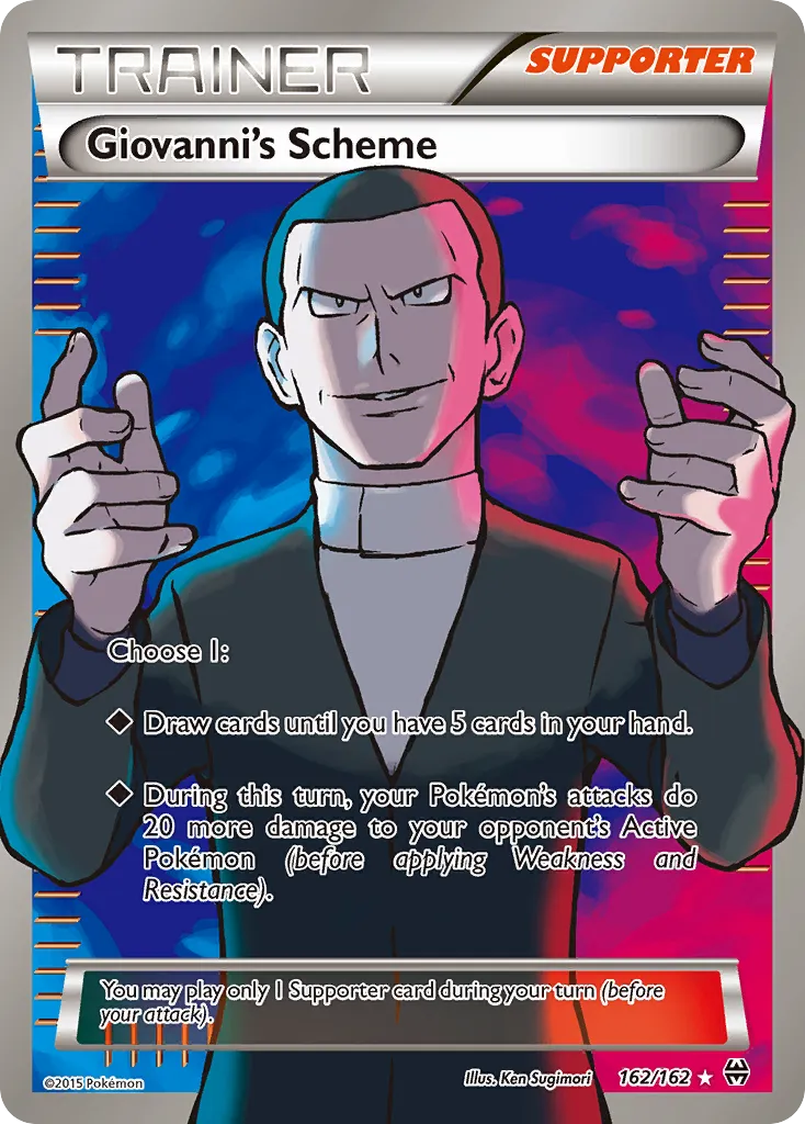 2015 BREAKthrough Giovanni's Scheme #162/162 Rare Ultra card image