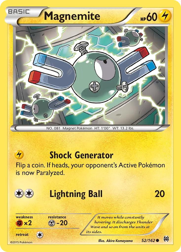 2015 BREAKthrough Magnemite Common #051/162 Common card image