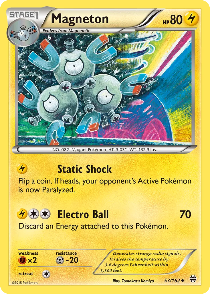 2015 BREAKthrough Magneton Uncommon #053/162 Uncommon card image