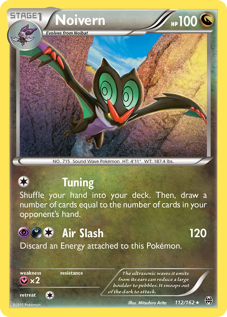 2015 BREAKthrough Noivern #112/162 Rare card image