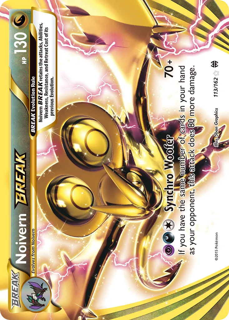 2015 BREAKthrough Noivern BREAK #113/162 Rare BREAK card image