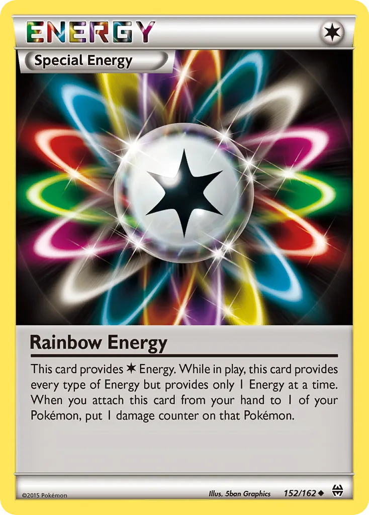 2015 BREAKthrough Rainbow Energy #152/162 Uncommon card image