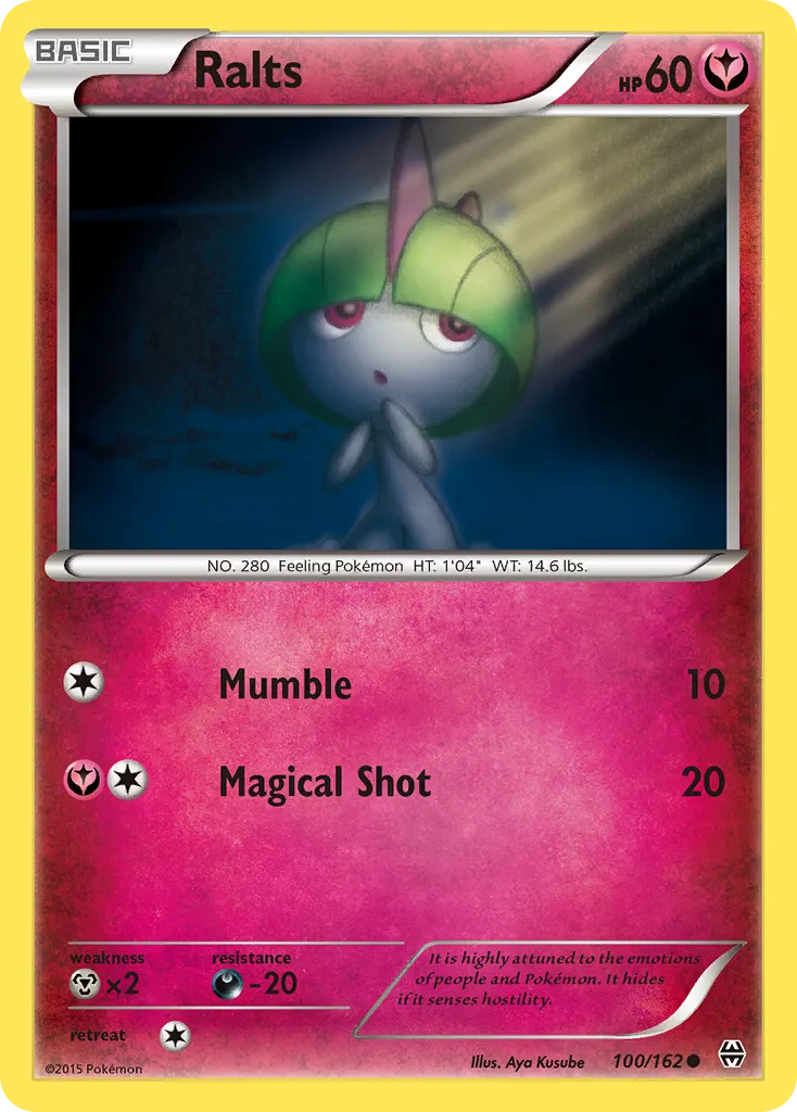 2015 BREAKthrough Ralts Common #068/162 Common card image