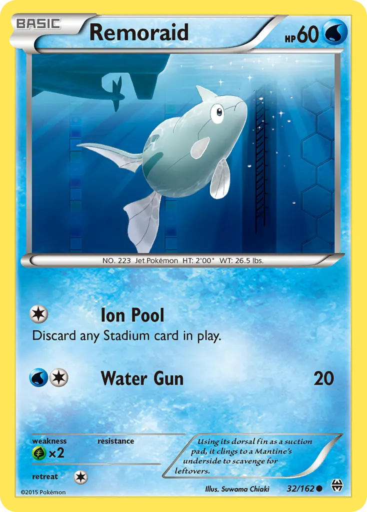 2015 BREAKthrough Remoraid #032/162 Common card image
