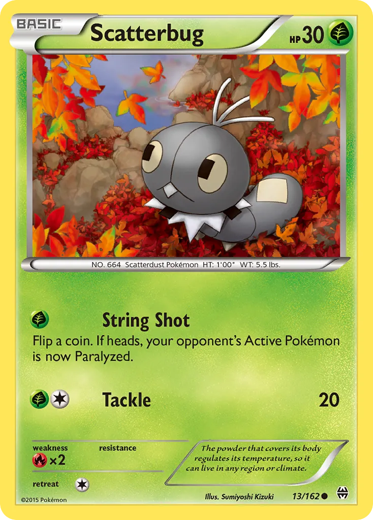 2015 BREAKthrough Scatterbug Common #013/162 Common card image