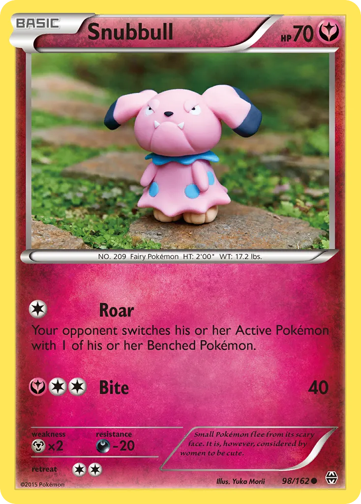 2015 BREAKthrough Snubbull Common #098/162 Common card image