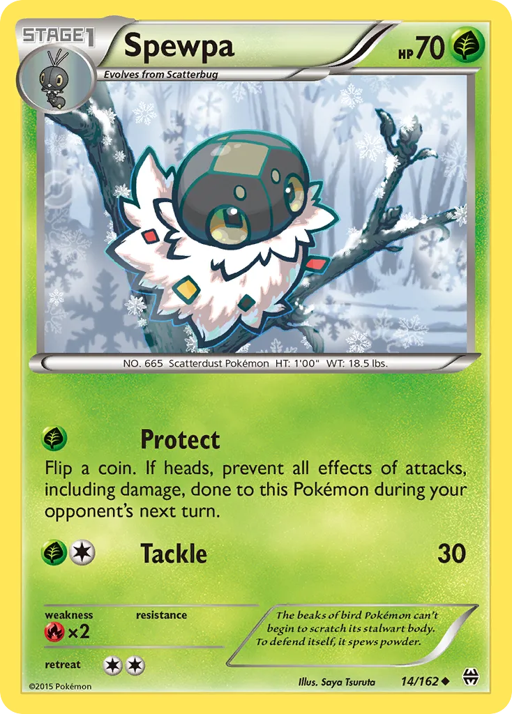 2015 BREAKthrough Spewpa #014/162 Uncommon card image