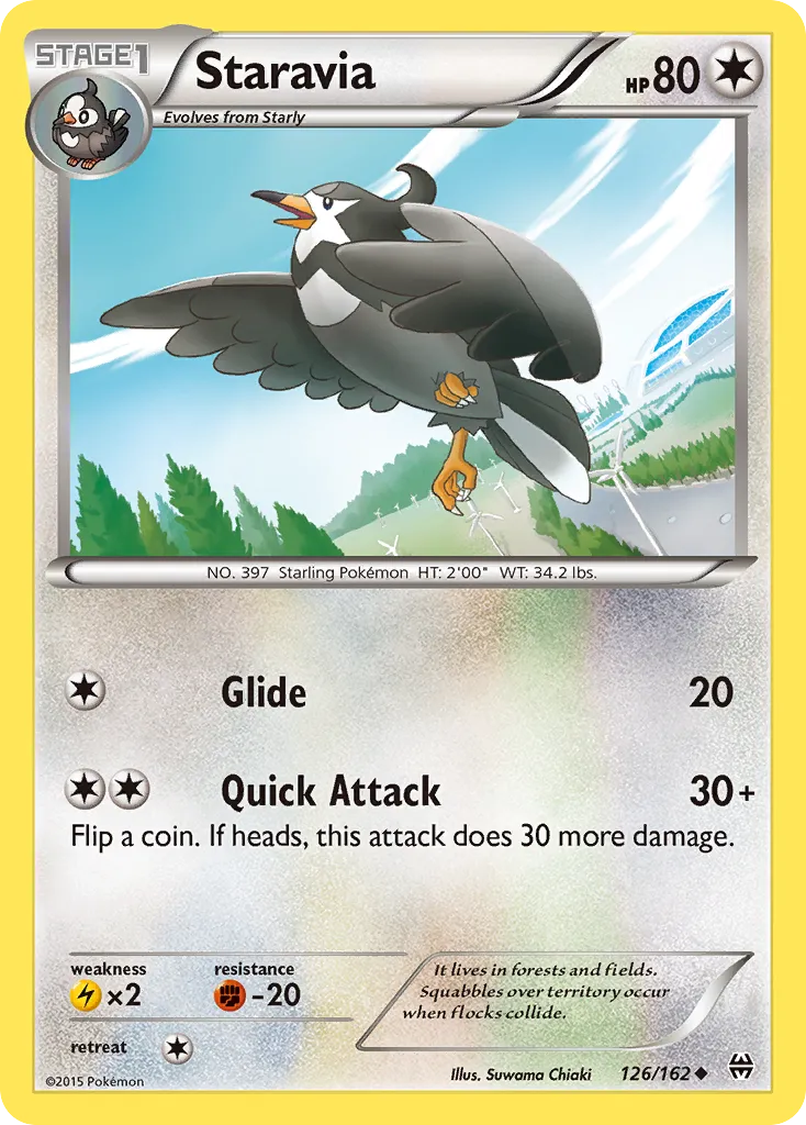 2015 BREAKthrough Staravia Uncommon #126/162 Uncommon card image