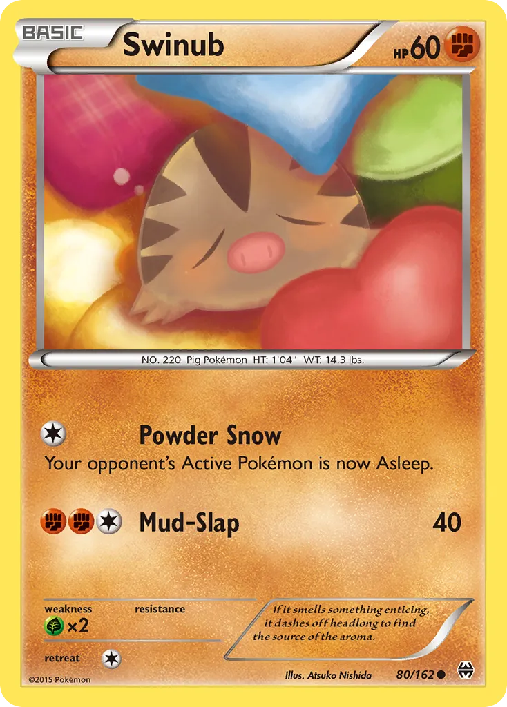 2015 BREAKthrough Swinub Common #080/162 Common card image