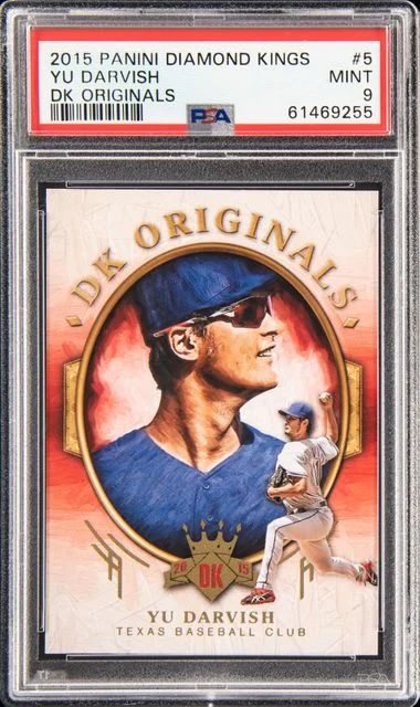 2015 Donruss Diamond Kings Yu Darvish DK Originals #5 card image