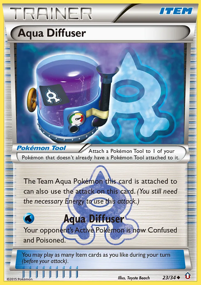 2015 Double Crisis Aqua Diffuser Uncommon #23/34 Uncommon card image