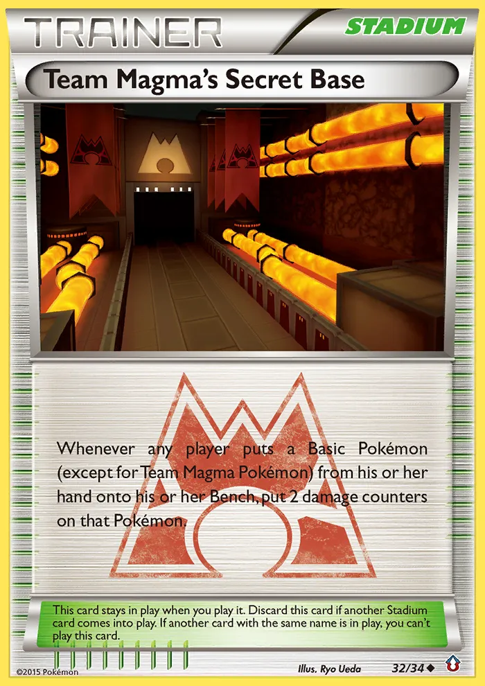 2015 Double Crisis Team Magma's Secret Base Uncommon #32/34 Uncommon card image