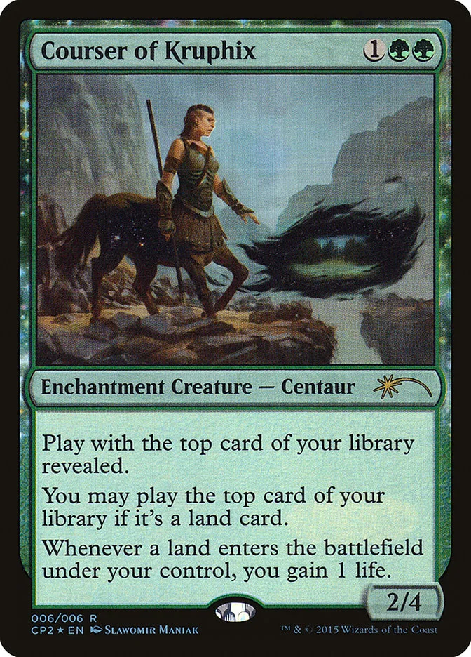 2015 Fate Reforged Clash Pack Courser of Kruphix rare #6 unlisted card image