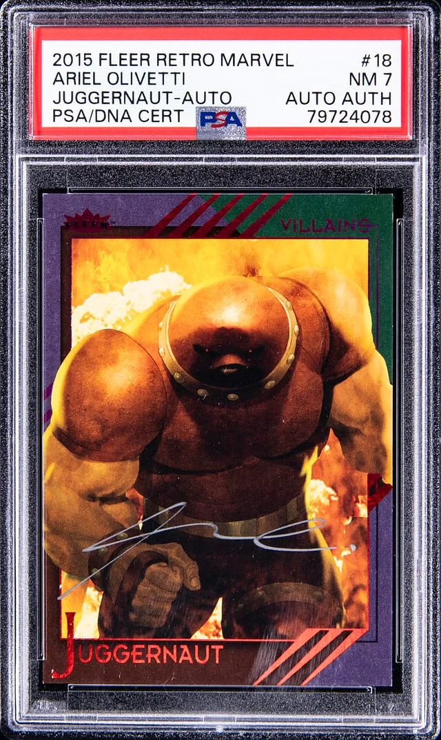 2015 Fleer Retro Marvel Juggernaut #18 card image
