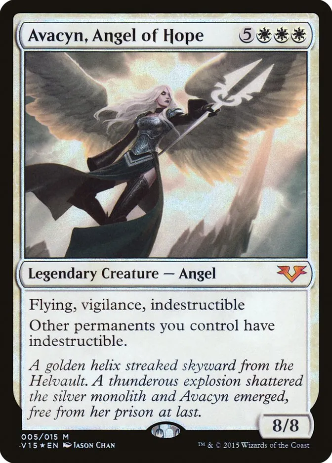2015 From the Vault: Angels Avacyn, Angel of Hope mythic #5 unlisted card image