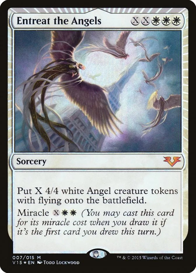 2015 From the Vault: Angels Entreat the Angels mythic #7 unlisted card image