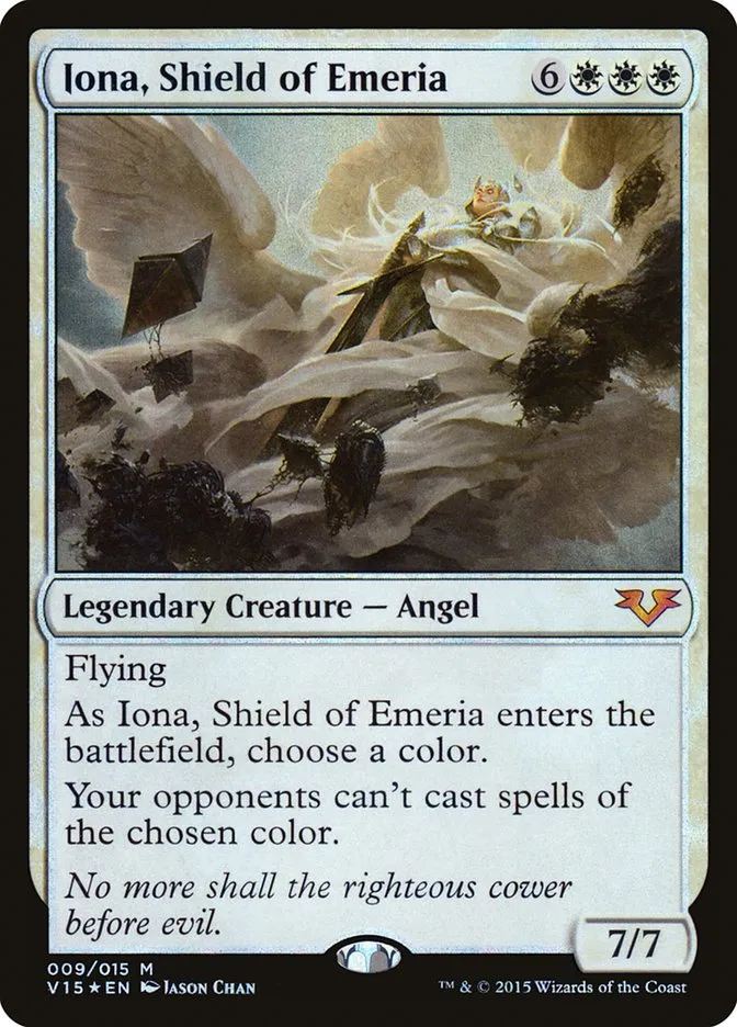 2015 From the Vault: Angels Iona, Shield of Emeria mythic #9 unlisted card image