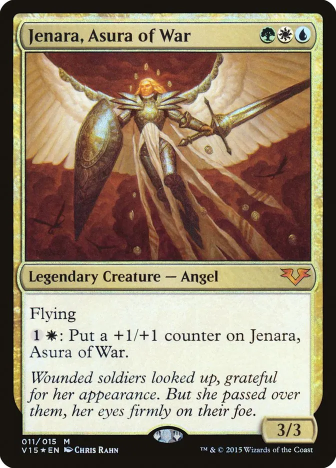 2015 From the Vault: Angels Jenara, Asura of War mythic #11 unlisted card image