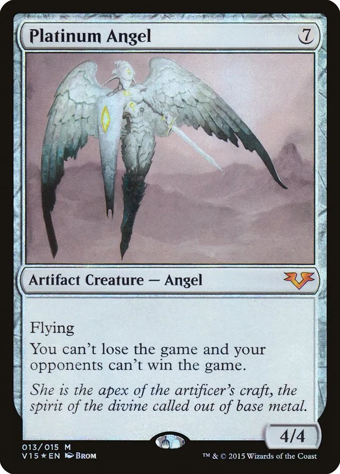 2015 From the Vault: Angels Platinum Angel mythic #13 unlisted card image