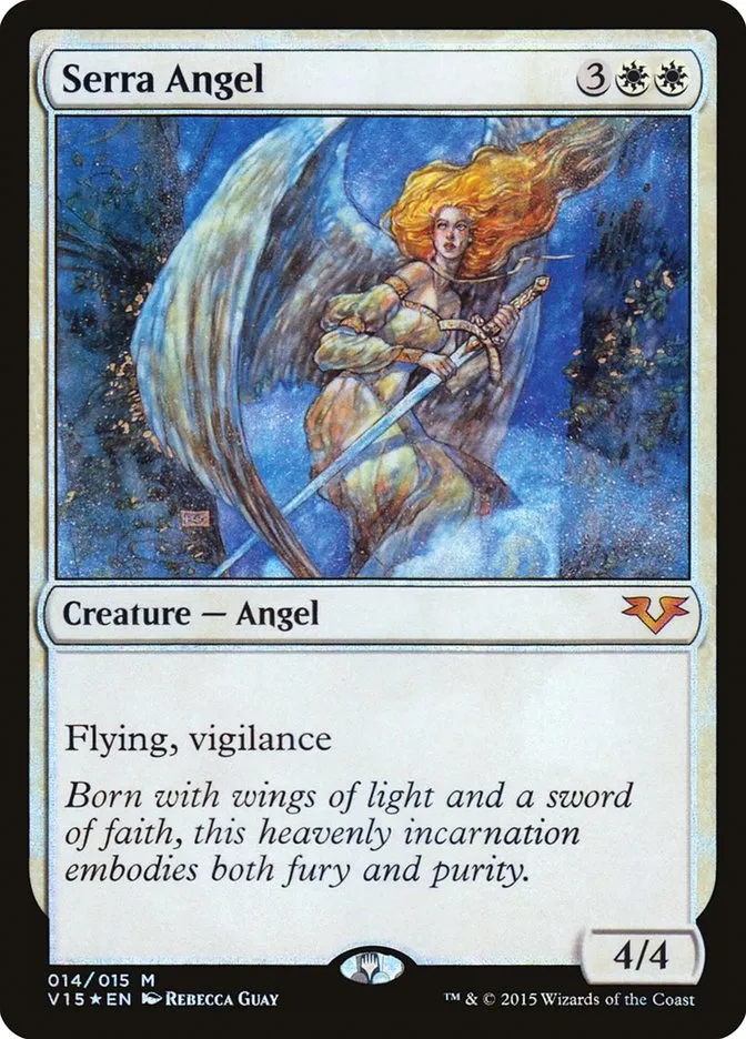 2015 From the Vault: Angels Serra Angel mythic #14 unlisted card image