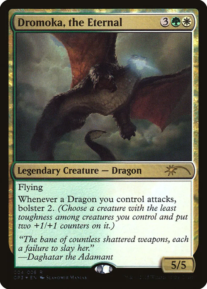 2015 Magic Origins Clash Pack Dromoka, the Eternal rare #4 unlisted card image