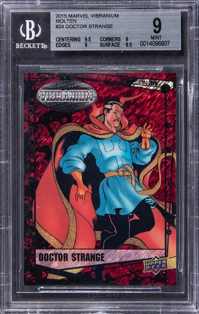 2015 Marvel Vibranium Molten Doctor Strange #24 card image