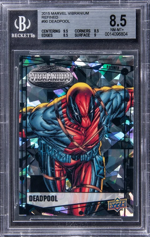 2015 Marvel Vibranium Refined Deadpool #90 card image