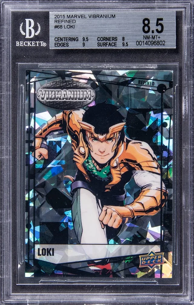 2015 Marvel Vibranium Refined Loki #68 card image