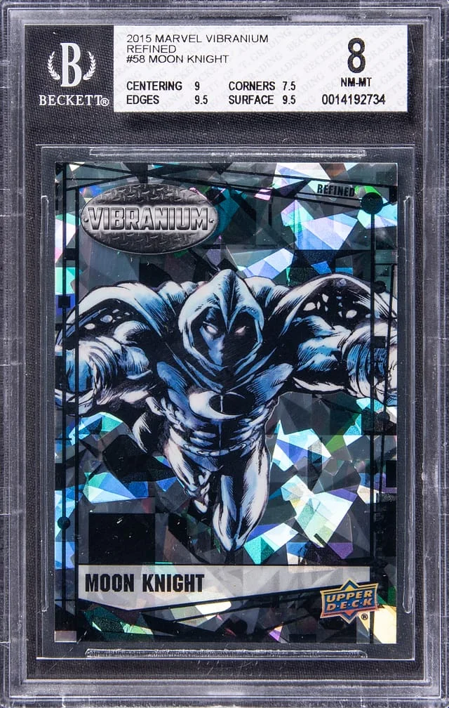 2015 Marvel Vibranium Refined Moon Knight #58 card image
