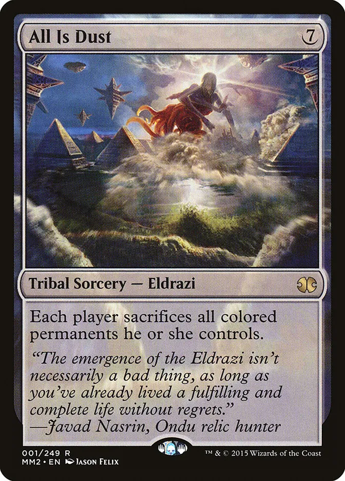 2015 Modern Masters 2015 All Is Dust rare #1 unlisted card image