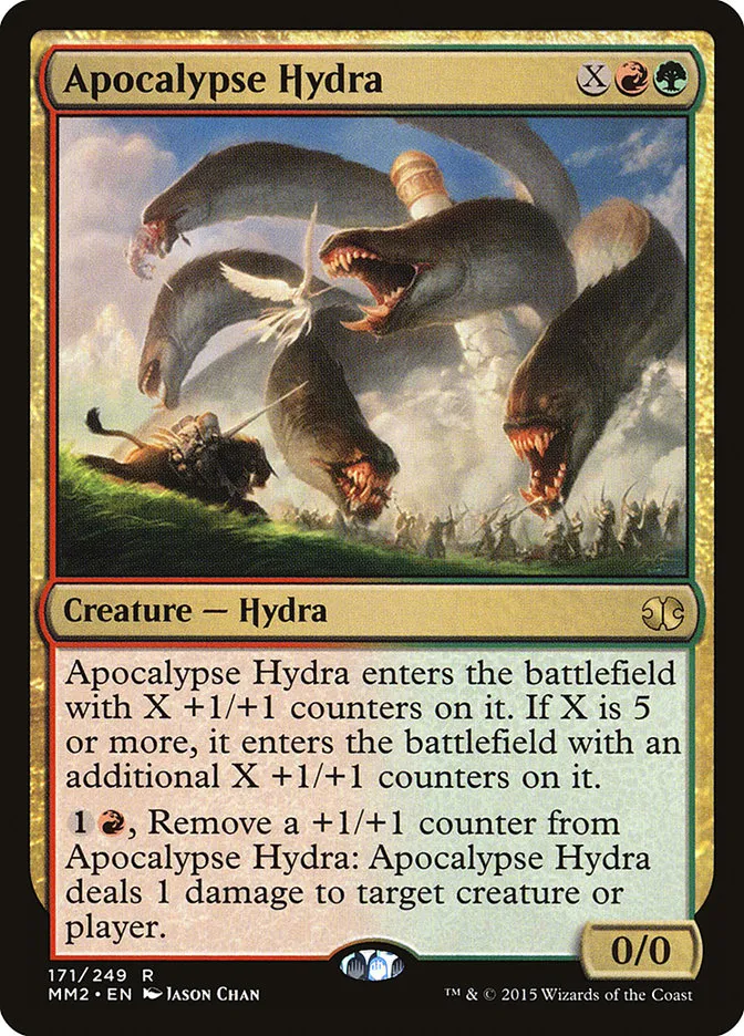 2015 Modern Masters 2015 Apocalypse Hydra rare #171 unlisted card image