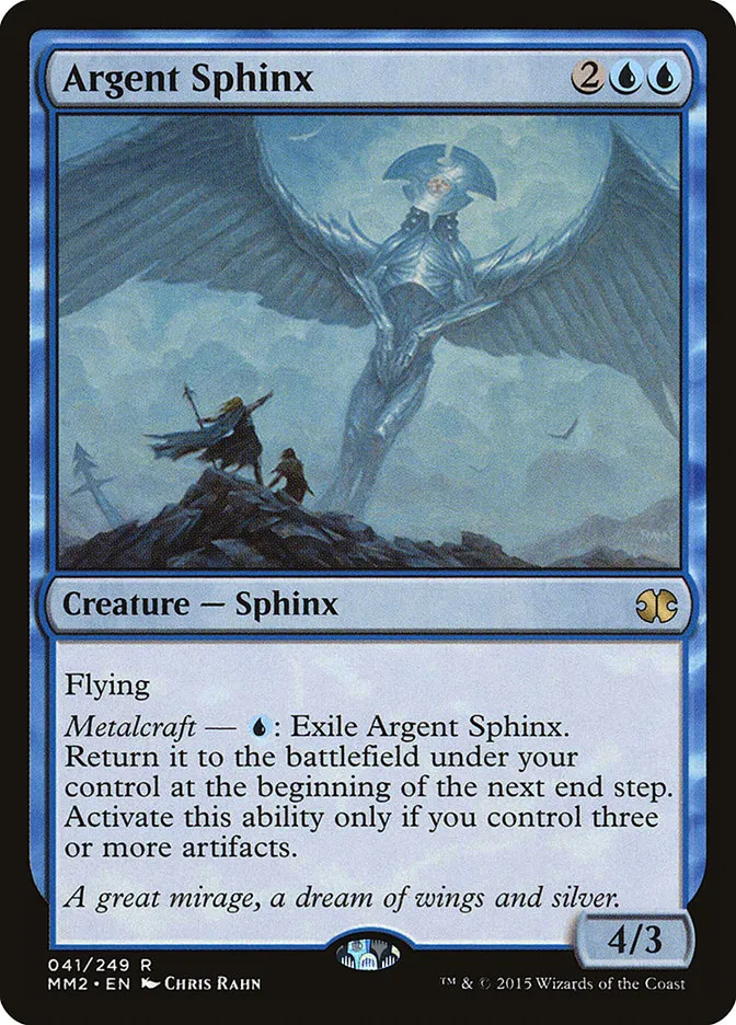 2015 Modern Masters 2015 Argent Sphinx rare #41 unlisted card image