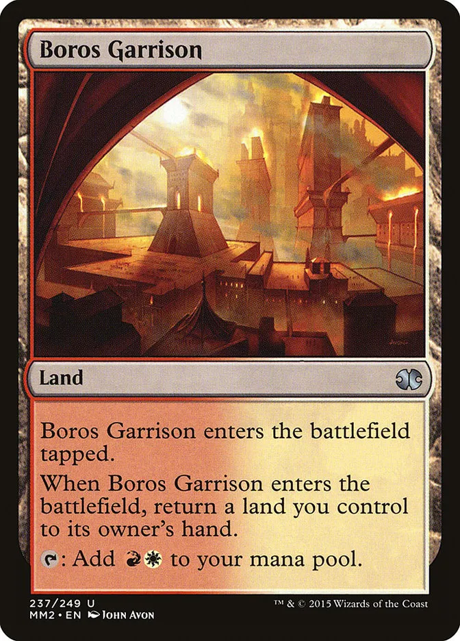 2015 Modern Masters 2015 Boros Garrison uncommon #237 unlisted card image