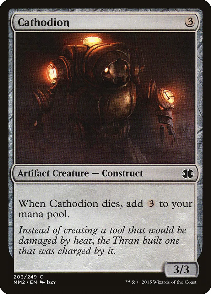 2015 Modern Masters 2015 Cathodion common #203 unlisted card image
