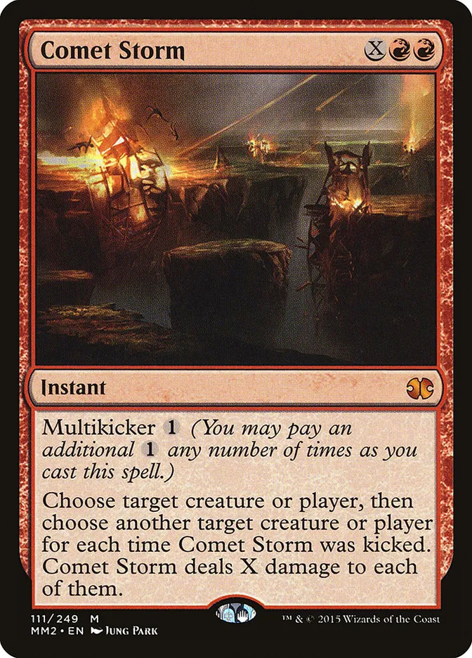 2015 Modern Masters 2015 Comet Storm mythic #111 unlisted card image