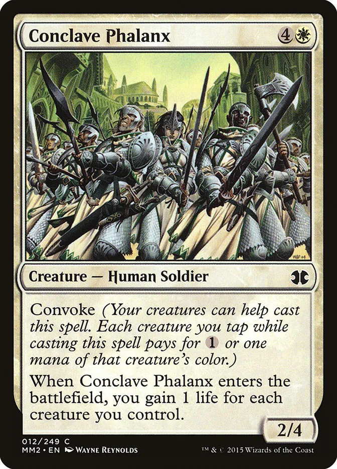 2015 Modern Masters 2015 Conclave Phalanx common #12 unlisted card image