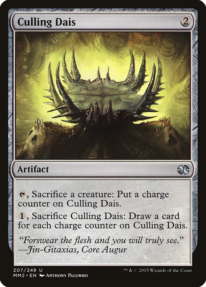 2015 Modern Masters 2015 Culling Dais uncommon #207 unlisted card image