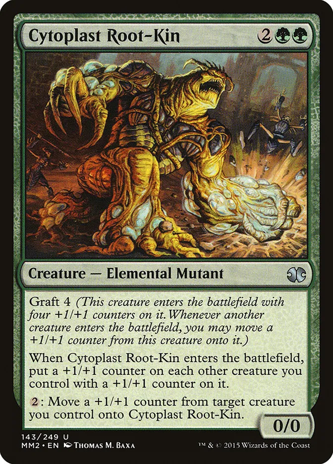 2015 Modern Masters 2015 Cytoplast Root-Kin uncommon #143 unlisted card image