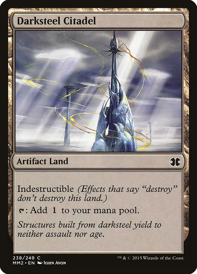 2015 Modern Masters 2015 Darksteel Citadel common #238 unlisted card image