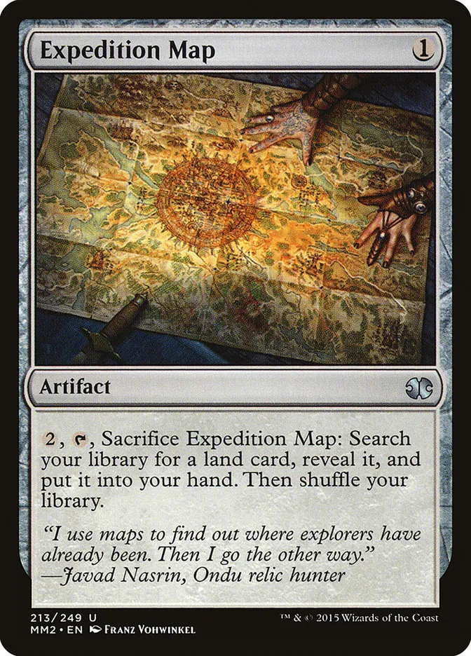 2015 Modern Masters 2015 Expedition Map uncommon #213 unlisted card image