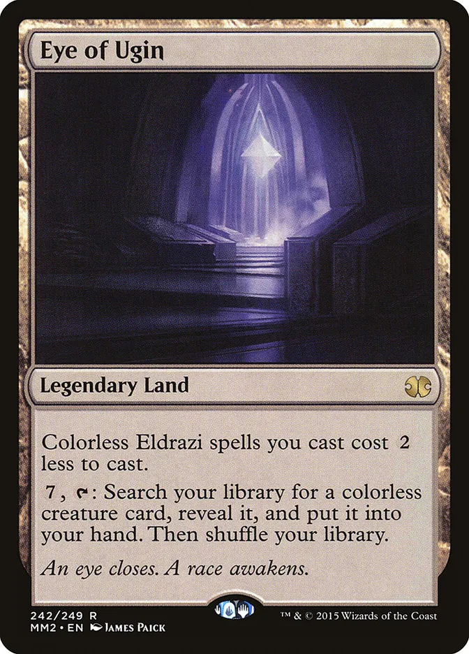 2015 Modern Masters 2015 Eye of Ugin rare #242 unlisted card image