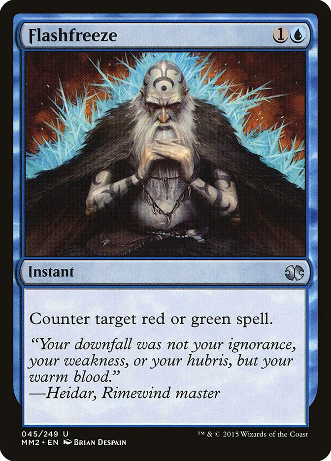 2015 Modern Masters 2015 Flashfreeze uncommon #45 unlisted card image