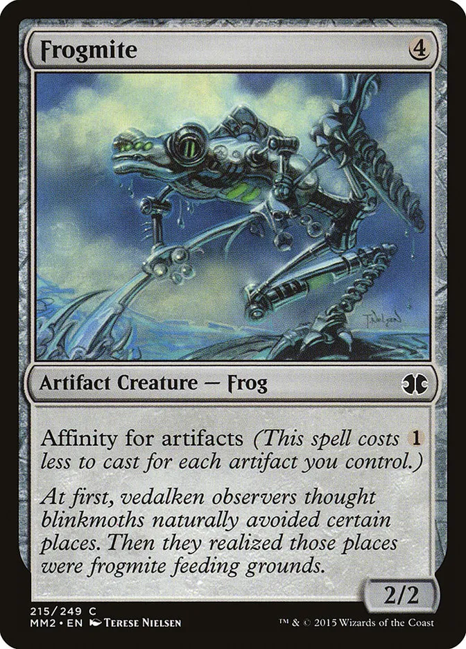 2015 Modern Masters 2015 Frogmite common #215 unlisted card image