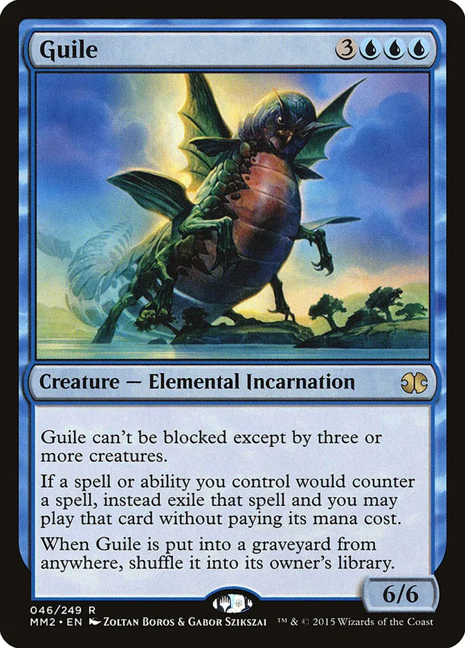 2015 Modern Masters 2015 Guile rare #46 unlisted card image