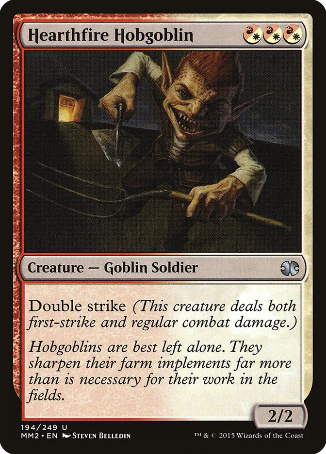 2015 Modern Masters 2015 Hearthfire Hobgoblin uncommon #194 unlisted card image