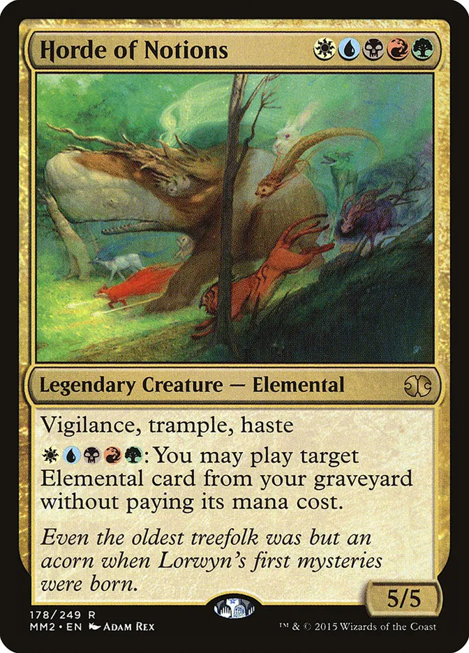 2015 Modern Masters 2015 Horde of Notions rare #178 unlisted card image