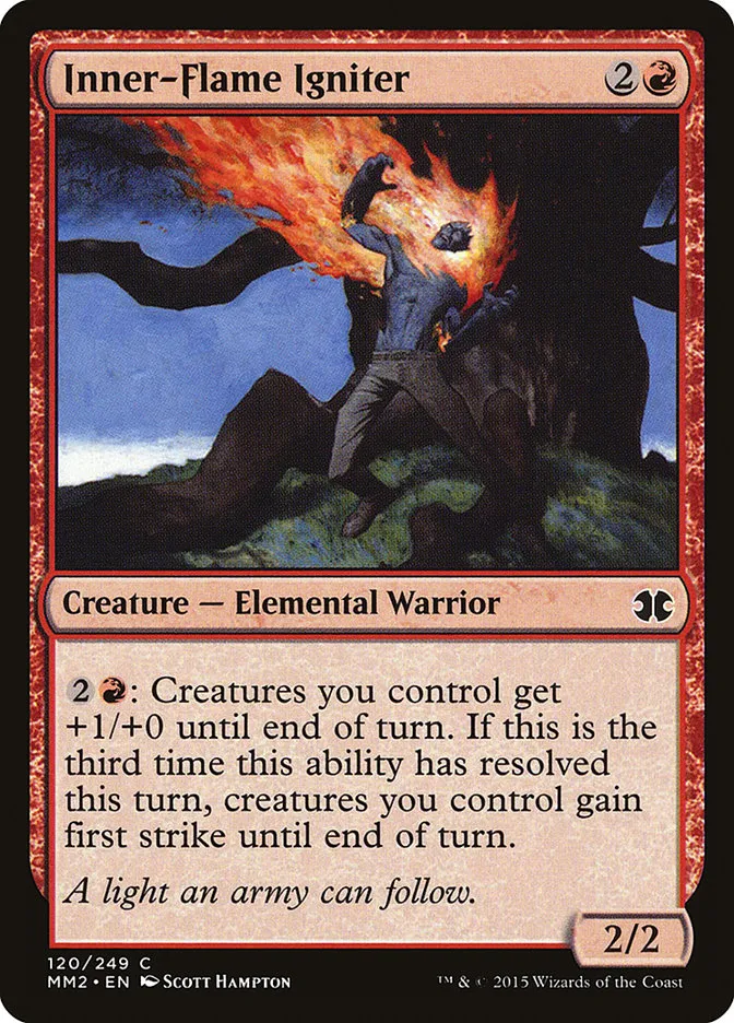 2015 Modern Masters 2015 Inner-Flame Igniter common #120 unlisted card image